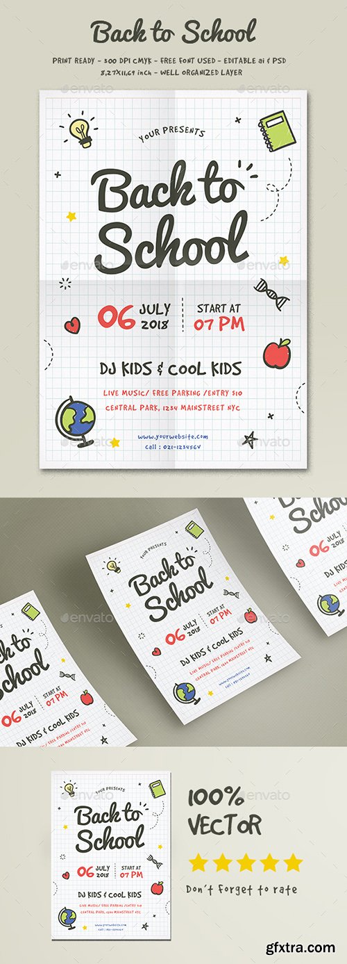 Graphicriver Back To School Flyer 2 20371461