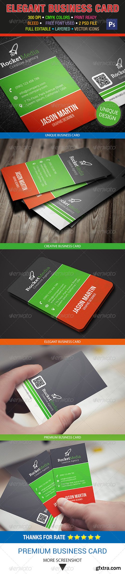 Graphicriver Corporate Business Card 298 8464892