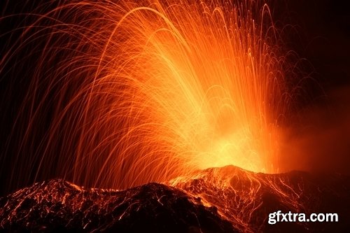 Volcano lava molten rock magma rock 25 HQ Jpeg