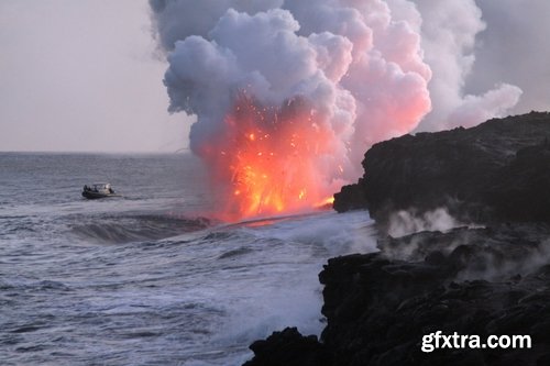 Volcano lava molten rock magma rock 25 HQ Jpeg