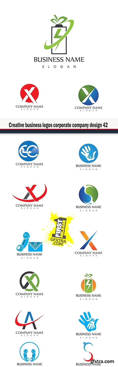 Creative business logos corporate company design 42