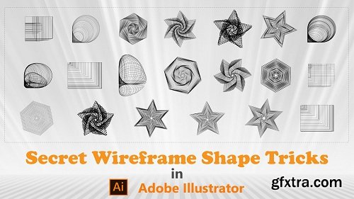 Secret Wire frame Shape Tricks in Adobe Illustrator