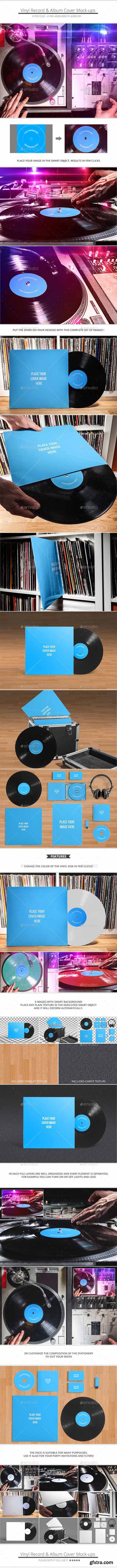 GR - Vinyl Record & Album Cover Mock-ups - Party Pack 10310707