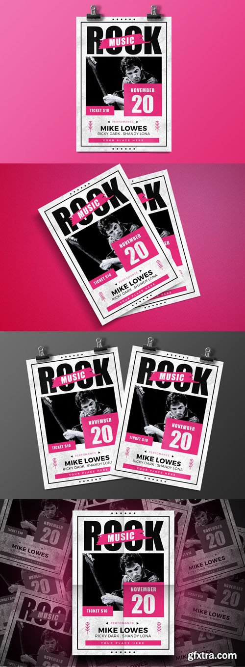 Rock Music Flyer