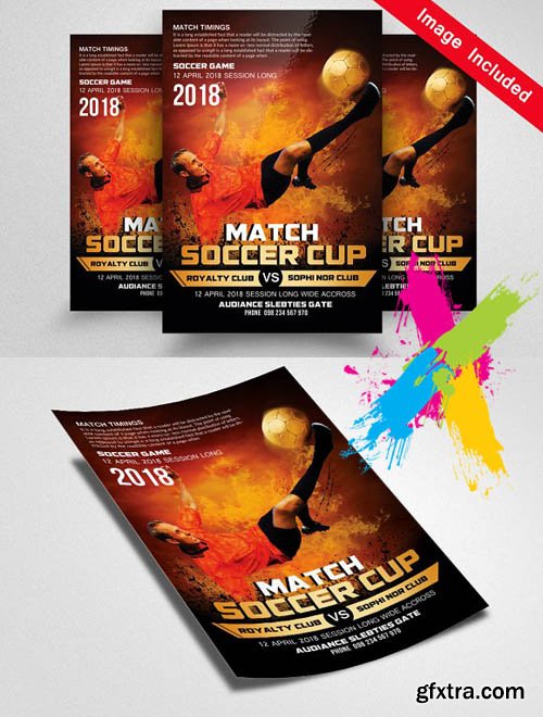 CM - Super Soccer Live Match Flyers 1694409