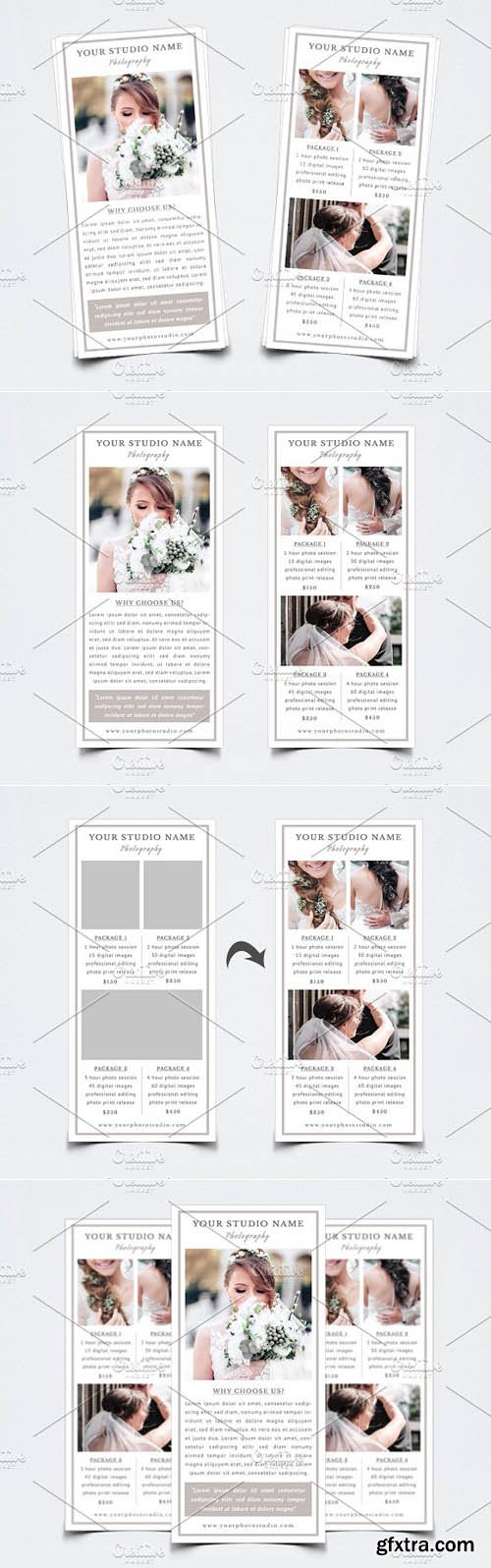 CM - Photography Rack Card Template 1694533