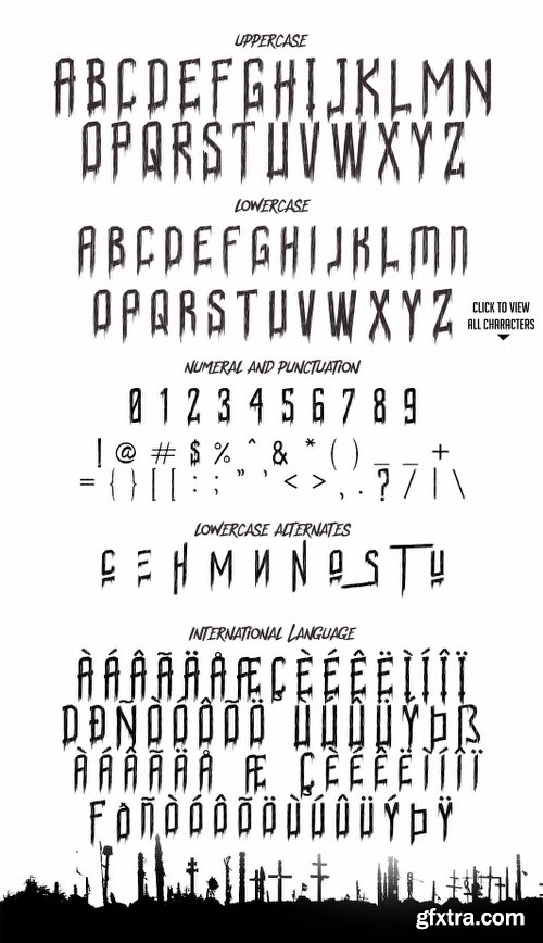 CreativeMarket Sunday Nightmare Typeface 725172