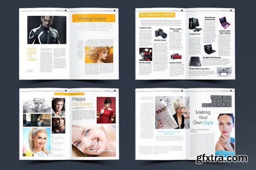 CreativeMarket Fashion Magazine 1112459