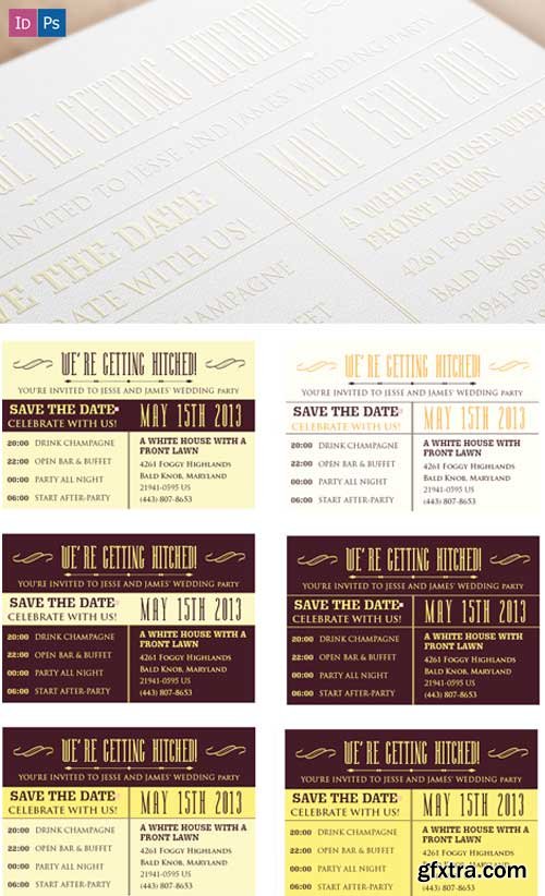 Superpremium Print Templates - Invitations