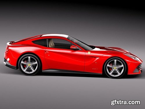 Ferrari F12 Berlinetta 2013-2016 3d Model