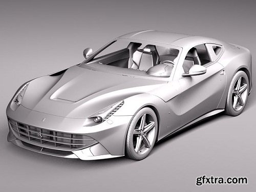 Ferrari F12 Berlinetta 2013-2016 3d Model