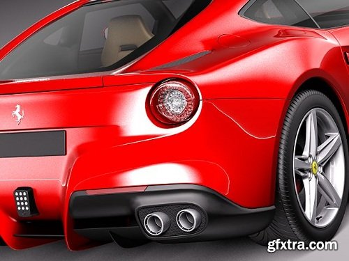 Ferrari F12 Berlinetta 2013-2016 3d Model