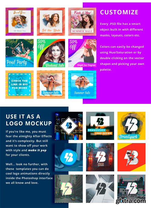 CM - Instagram Video Photoshop Templates 1661377