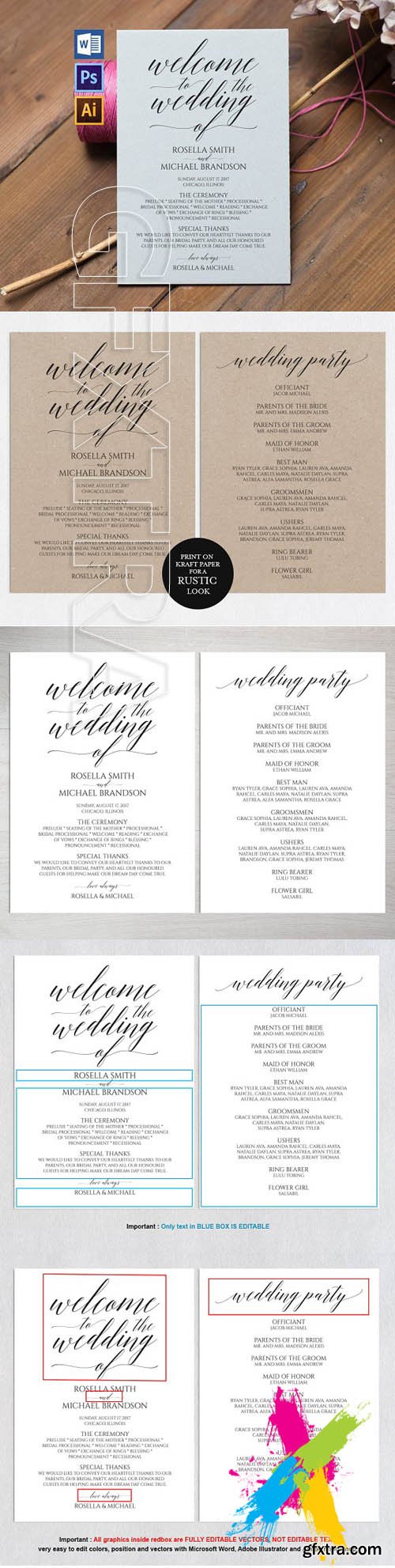 CM - Wedding Program WPC194 1693165