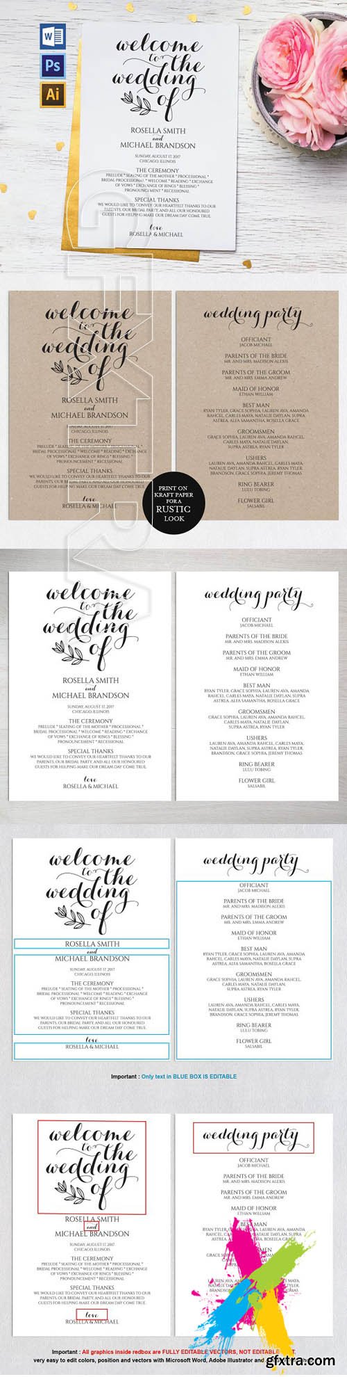 CM - Wedding Program WPC195 1693183