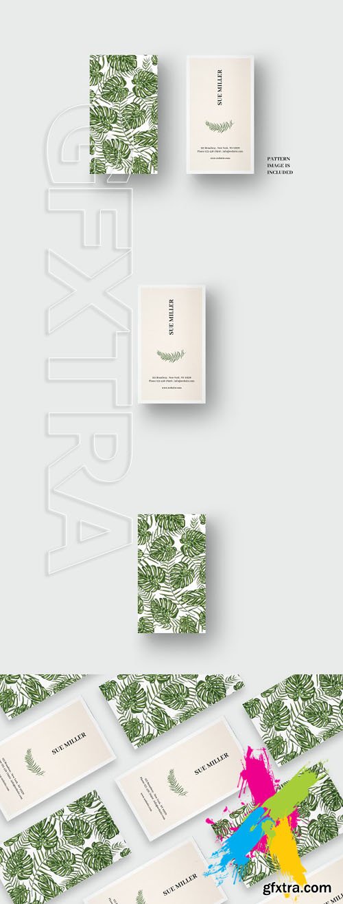 CM - Botanical business card template 1689366