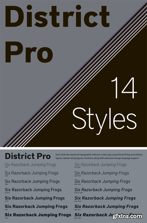 District Pro Font Family