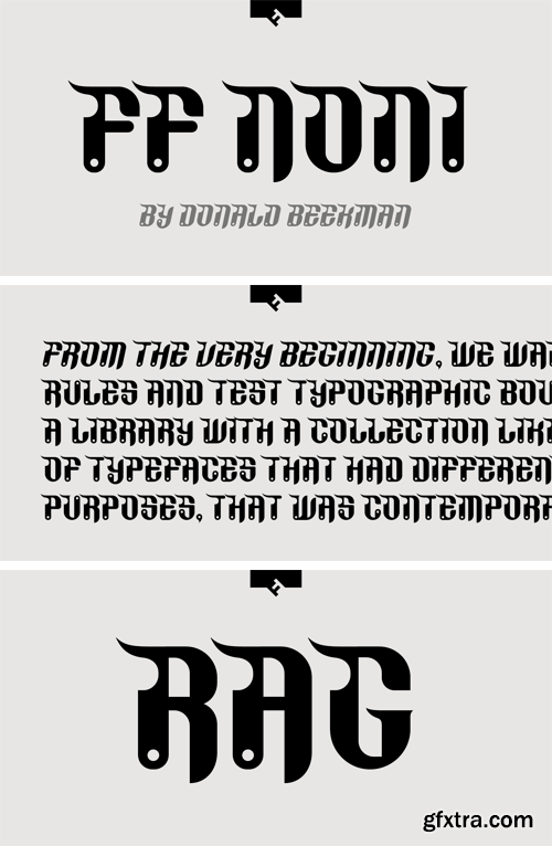 FF Noni Font Family