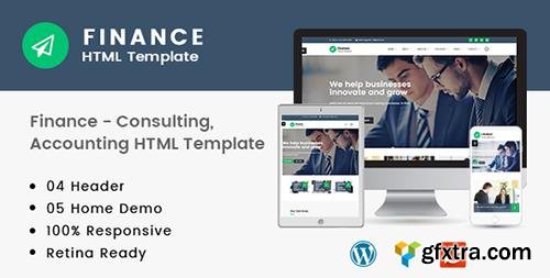 ThemeForest - Finance v1.0 - Consulting, Accounting HTML Template - 20195576