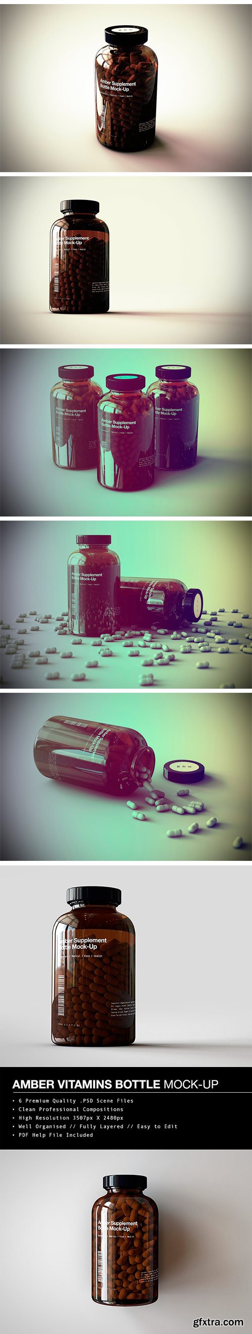 CM - Pill Bottle | Vitamin Bottle Mock-Up 1661078