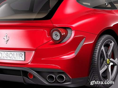 Ferrari FF 2012 3d Model