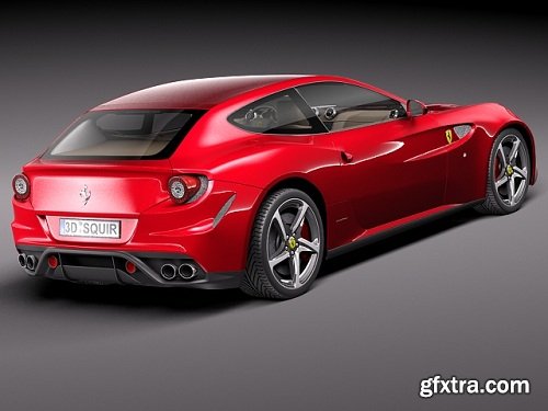 Ferrari FF 2012 3d Model