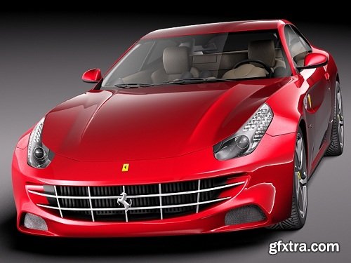 Ferrari FF 2012 3d Model