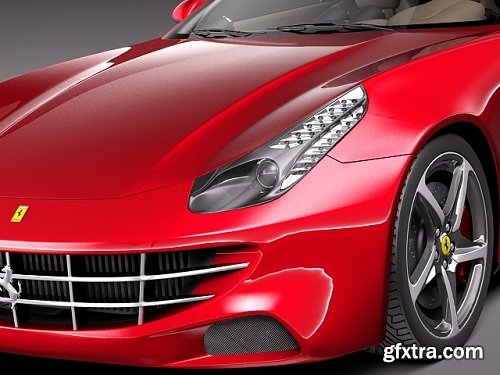 Ferrari FF 2012 3d Model