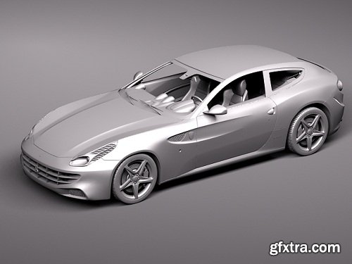 Ferrari FF 2012 3d Model