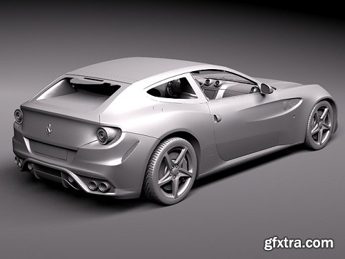 Ferrari FF 2012 3d Model