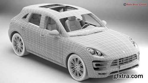 Porsche Macan Turbo 2015 3D