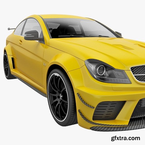 Mercedes-Benz C63 AMG 2013 3d Model