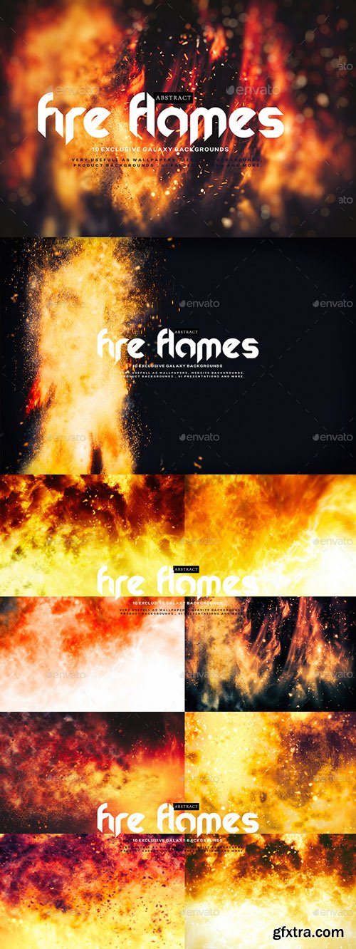 GR - Abstract Fire Flames Backgrounds 20394985