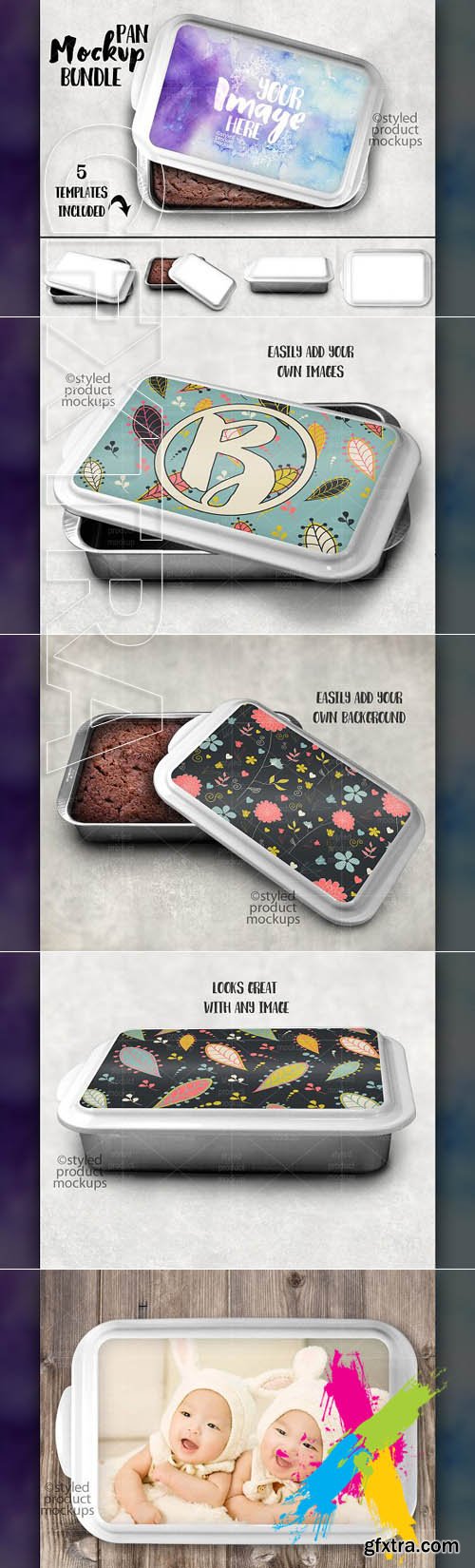 CM - Sublimation Cake Pan Mockup 1695010