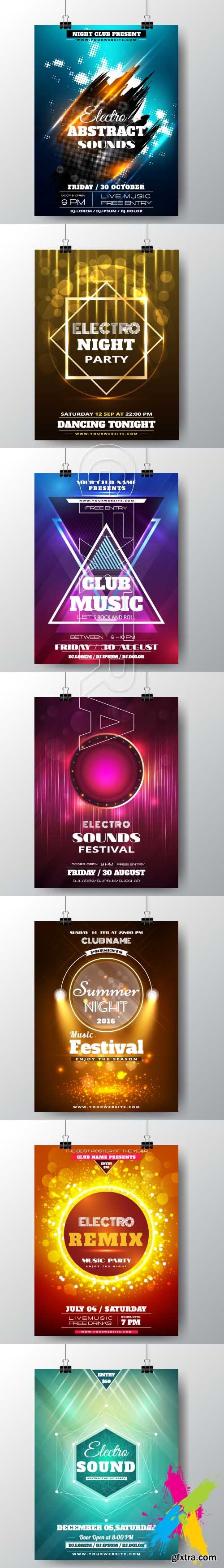 Poster template vector