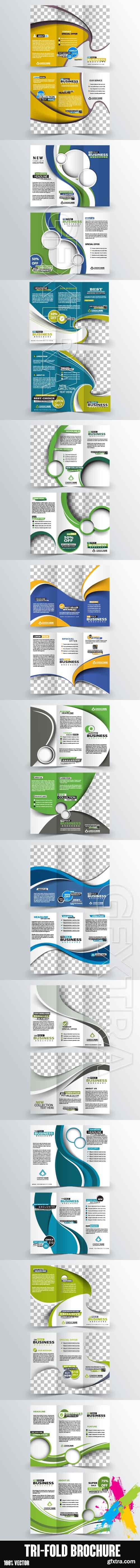 Professional brochure template vector