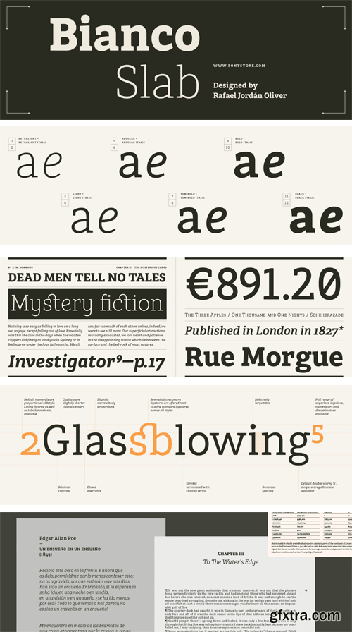 Bianco Slab Font Family