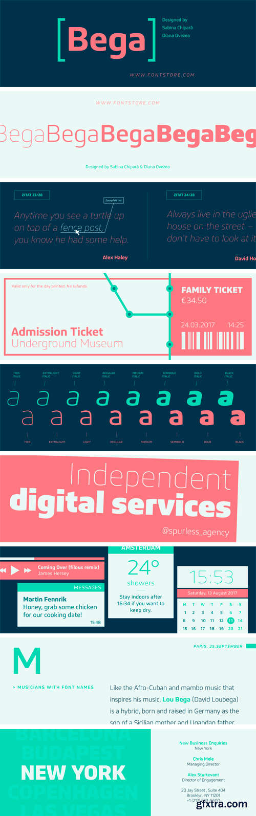 Bega Font Family