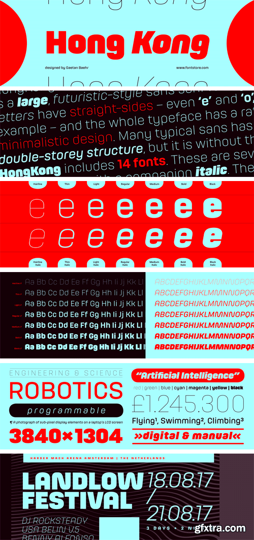 HongKong Font Family