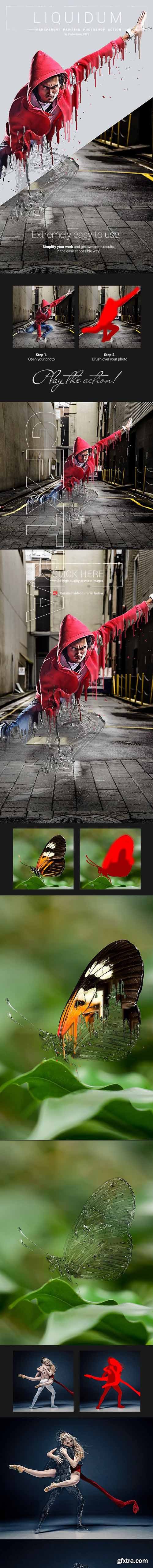 GraphicRiver - Liquidum - Transparent Painting Photoshop Action 20306902