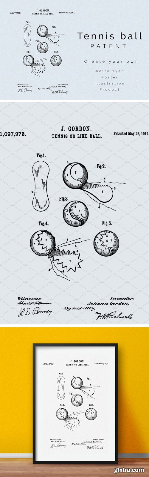 CM - Tennis Ball Patent 1659769