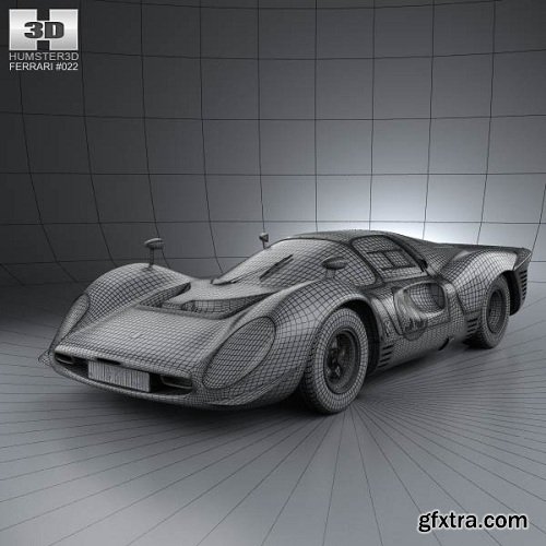 Ferrari 330 P4 1967 3d Model