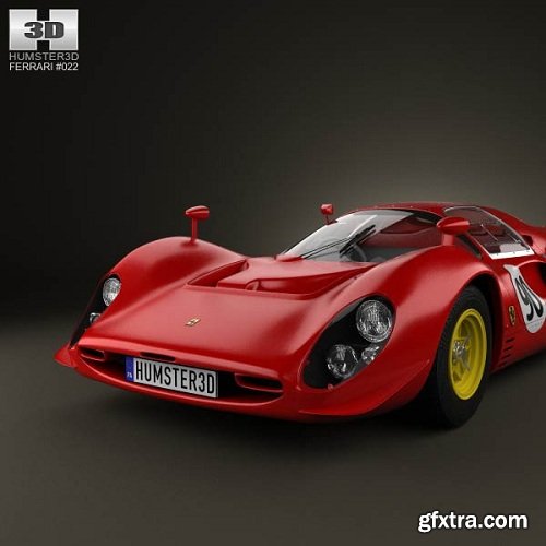 Ferrari 330 P4 1967 3d Model