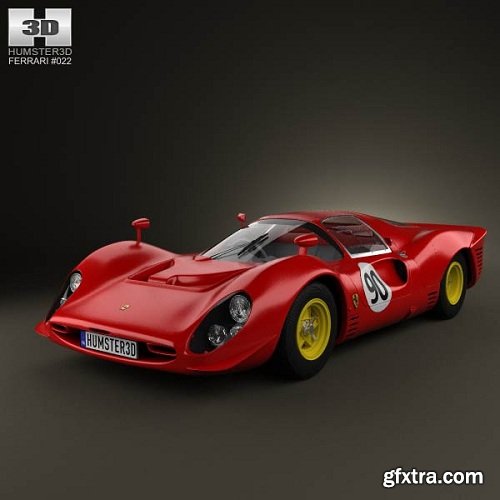 Ferrari 330 P4 1967 3d Model