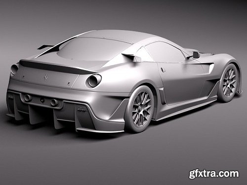 Ferrari 599 XX 3D Model