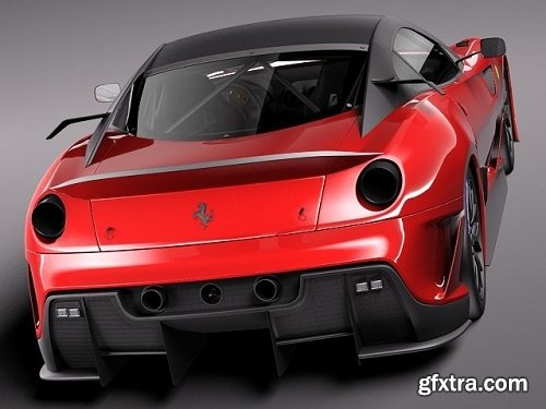 Ferrari 599 XX 3D Model