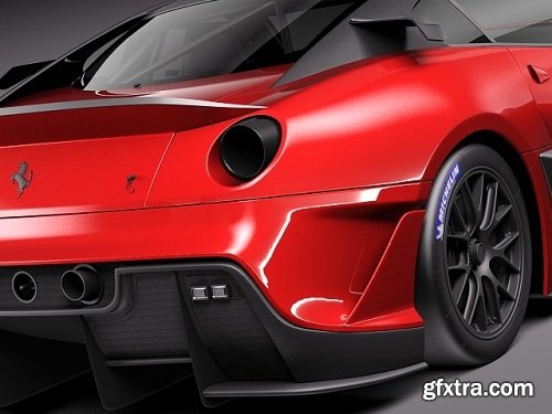 Ferrari 599 XX 3D Model