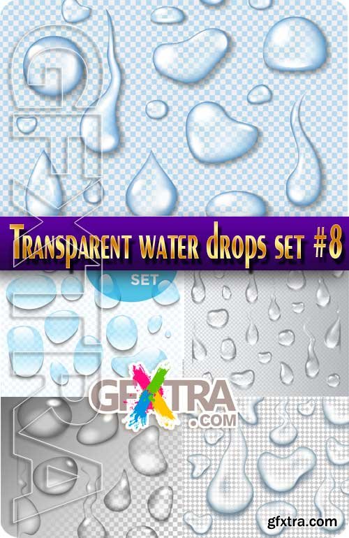 Transparent drops #8 - Stock Vector