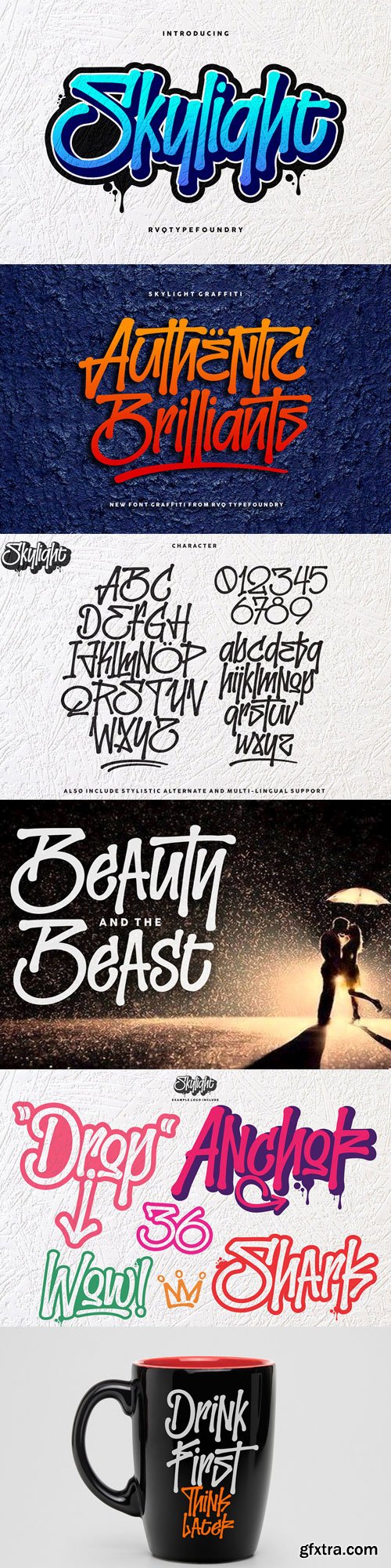 CM - Skylight Graffiti Font - 1691774