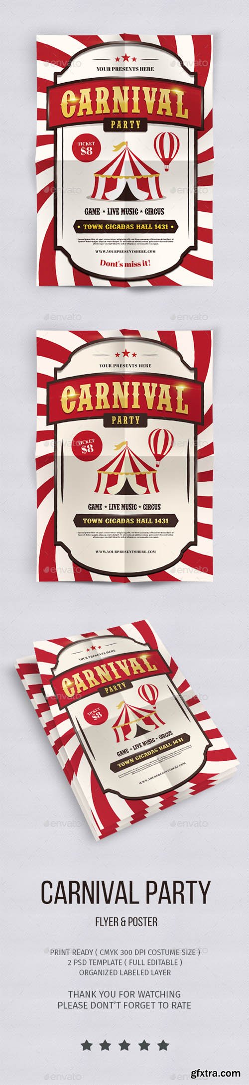 GR - Carnival Party Flyer 20389093